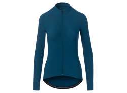 Giro Chrono Thermal Camisola De Ciclismo Mulheres Blue