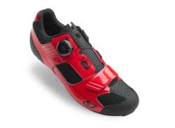 Giro 传动装置 Boa 赛车 鞋 红色/黑色 - 尺寸 39.5