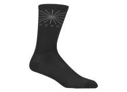Giro Comp Racer Fietssokken Hoog Zwart Zon - S 36-39