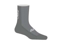 Giro HRC+ Grip Cycling Socks Gray - M 40-42