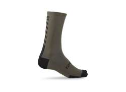 Giro HRC+ Merino Wool Cycling Socks Green/Black