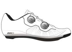 Giro Imperial II All Sezon Pantofi De Ciclism Alb - 45,5