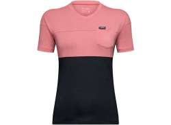 Giro Ride LT Cycling Jersey Ss Women Dusty Pink/Black Dusty Rose/Zwart