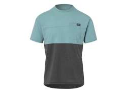 Giro Ride Tricou Cu M&acirc;necă Lungă Pentru Ciclism Ss Bărbați Mineral/Cărbune - 2XL