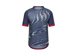 Giro Roust Youth Cyklistick&yacute; Dres Ss Tmav&aacute; Shark Ripple Donker Shark Ripple