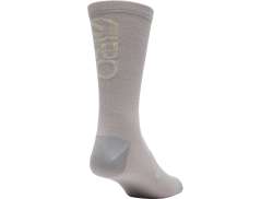 Giro Seasonal Merino Fahrradsocken Grau - XL 46-48