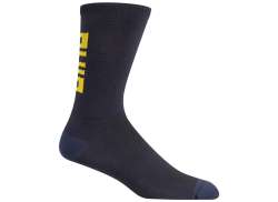 Giro Seasonal Merino Wool Cyklistické Ponožky Shark/Žlutá - M 40-42