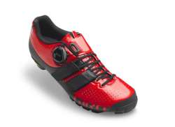 Giro Sica Techlace Cycling Shoes Women Red/Black - Size 43