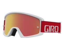 Giro Tazz Cross Goggles Amber/Clear - Trim Red