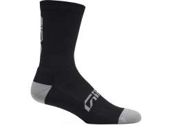Giro Winter Merino Wool Fietssokken Zwart/Grijs - S 36-39