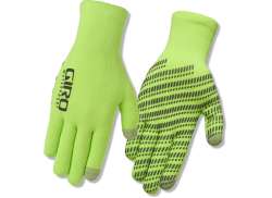 Giro Xenetic H20 사이클링 장갑 Hivis 옐로우 HiVis Geel
