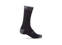 Giro Zima Merino Welna Skarpetki Black/Gray