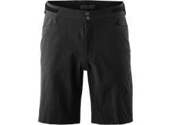 Gonso Adventure Fietsbroek Kort Heren Zwart Black