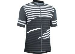 Gonso Agno Full Zip Jersey Da Ciclismo Manica Corta Graphite Graphite
