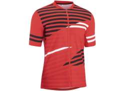 Gonso Agno Full Zip Jersey Da Ciclismo Manica Corta High Risk Rosso High Risk Rood