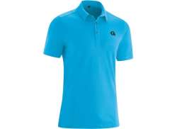 Gonso Almas Polo Fietsshirt KM Hawaiian Ocean - M
