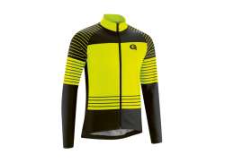 Gonso Alvor Full Zip Jersey Da Ciclismo Nero/Giallo - 6XL
