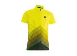 Gonso Como Kinder Fietsshirt KM Safety Geel/Zwart Safety Geel/Zwart