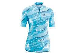 Gonso Dragonja Shirt Mc Femmes Hawaiian Oc&eacute;an All Over - 34