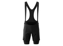 Gonso Essential 2in1 Spodenki Rowerowe Kr&oacute;tkie Podwieszacze Czarny Black