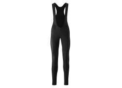 Gonso Essential Softshell Fietsbroek Bretels Dames Zwart Black