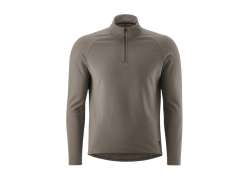 Gonso Essential Therm Pyöräilypaita Ls Miehet Harmaa Phoenix -5XL