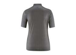 Gonso Fodara Fietsshirt Dames KM Zwart Allover Zwart Allover