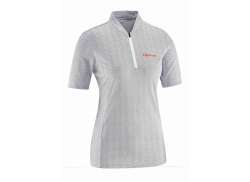 Gonso Fodara Tricou Cu M&acirc;necă Lungă Pentru Ciclism Damă Ss Alb Peste Tot - 38