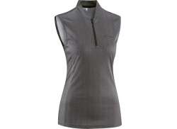 Gonso Fordora Tricou Cu M&acirc;necă Lungă Pentru Ciclism Damă Fără Manșon Negru Peste Tot - 44