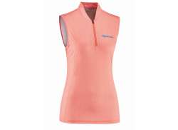 Gonso Fordora Tricou Cu M&acirc;necă Lungă Pentru Ciclism Damă Fără Manșon Roșu Peste Tot - 34