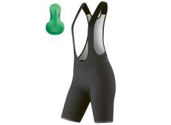 Gonso Sitivo 0 Pantaloni Da Ciclismo Corto Bretelle Donne Nero/Verde -46