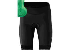 Gonso Sitivo 0 Pantaloni Da Ciclismo Corto Donne Nero/Verde - 44