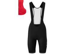 Gonso Sitivo Broek Kort Bretels Dames Zwart/Fire