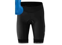 Gonso Turia 3in1 Softshell Pantalon De Cyclisme Court Femmes Noir/Bleu Black/Blue