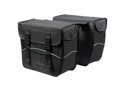 Greenlands Black-Line Dobbelt Cykeltaske 34L - Sort