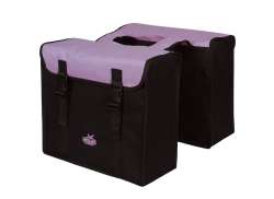 Greenlands Colourful Kaksois Laukku 34L - Musta/Purppura