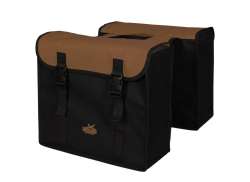 Greenlands Colourful Kaksois Laukku 34L - Musta/Ruskea