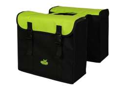 Greenlands Colourful Podw&oacute;jne Sakwa 34L - Czarny/Limonka