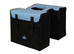 Greenlands Doble Alforja Poli&eacute;ster 34L - Negro/Azul