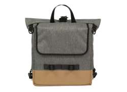 Haberland Keep Rollin Borsa Laterale Portatile 15L - Grigio/Marrone