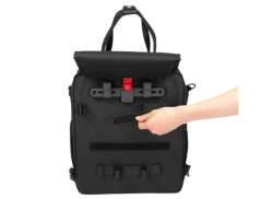 Haberland More Than Lavoro Borsa Laterale Portatile 16L Compact-Binario - Nero