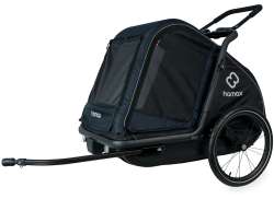 Hamax Pluto L Dogs Bicycle Trailer 20\" - Blue/Black