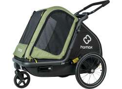 Hamax Pluto M Dogs Bicycle Trailer 20 - Green/Black