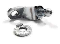 Hamax Rimorchio Accoppiamento Per. Pluto/Cocoon/Breeze - Argento