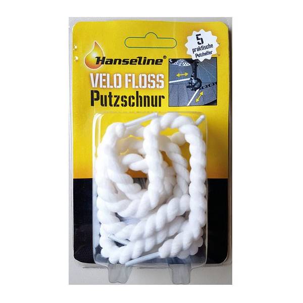 Hanseline Velo Floss Putzschnurl 51cm - Weiß