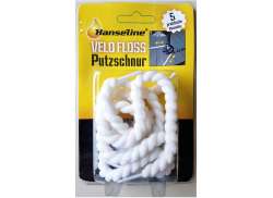 Hanseline Velo Floss Putzschnurl 51cm - Weiß