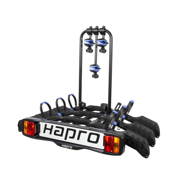 Hapro Atlas Active III Portabici 3-Biciclette 7-Perno - Nero