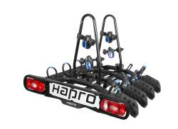 Hapro Atlas Active IV Portabici 4-Biciclette 13-Perno - Nero