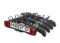 Hapro Atlas Active IV Portabici 4-Biciclette 7-Perno - Nero