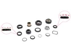 HBS Balhoofdstel 1 1/8 Inch Met stuurslot - Zwart